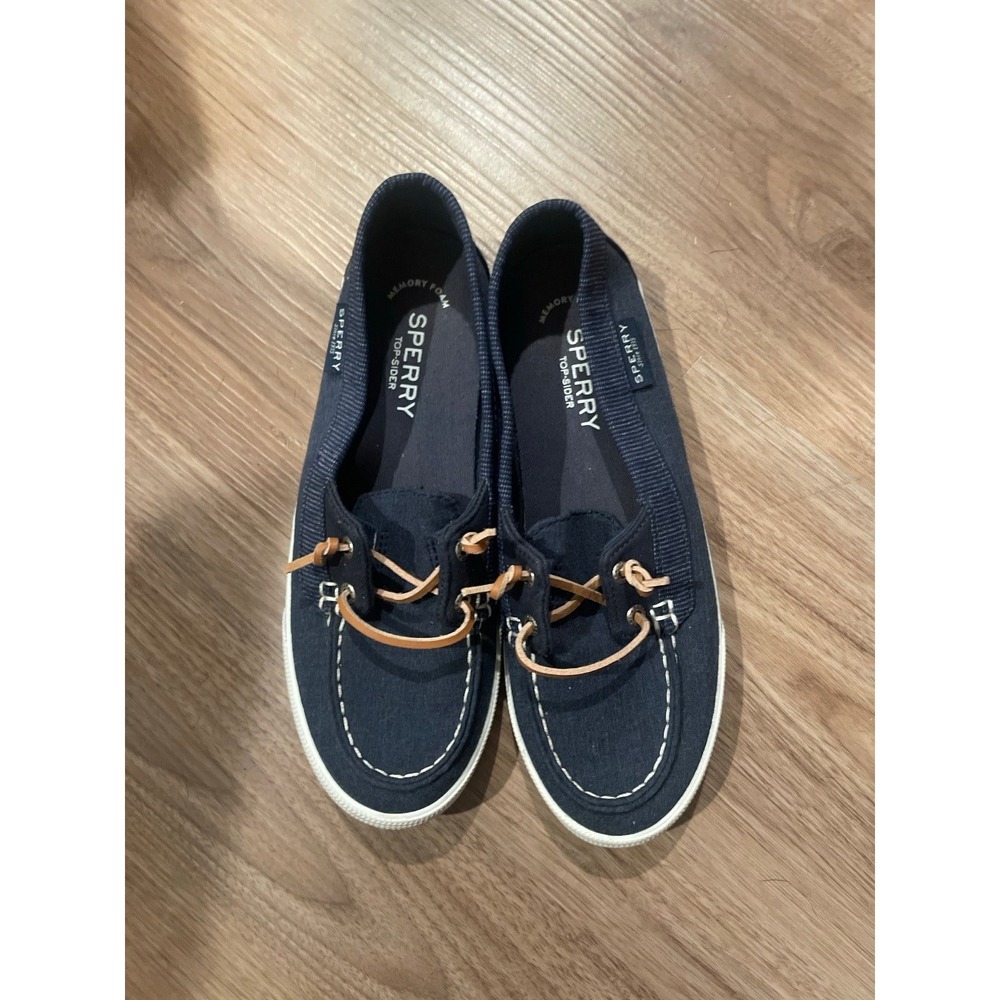 SPERRY Womens top slider blue size 7.5 medium - Picture 3 of 7